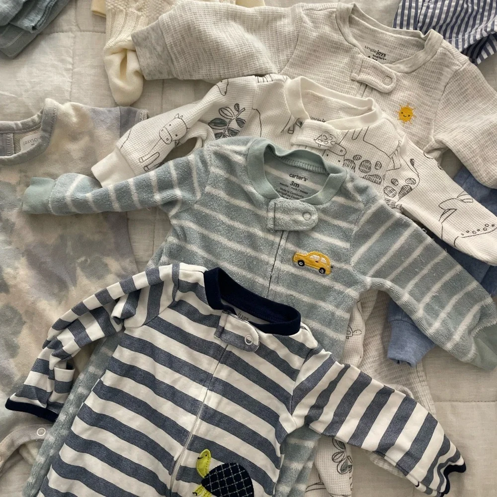 LOT of NB & 0-3 Month Baby Clothing Bundle Carter’s, Gap, Nordstrom, GUC
